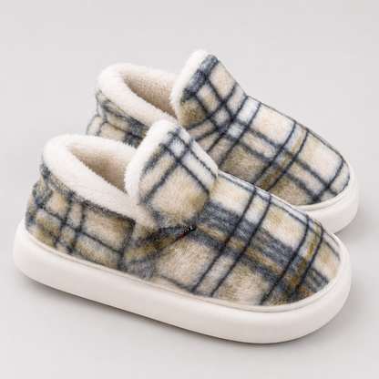 Chaussons en polaire écossaise Allure