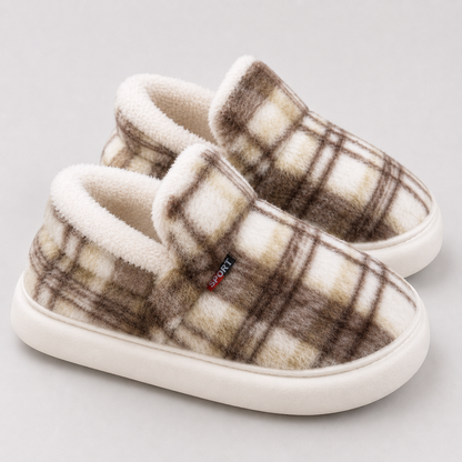 Chaussons en polaire écossaise Allure