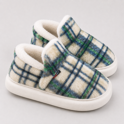 Chaussons en polaire écossaise Allure