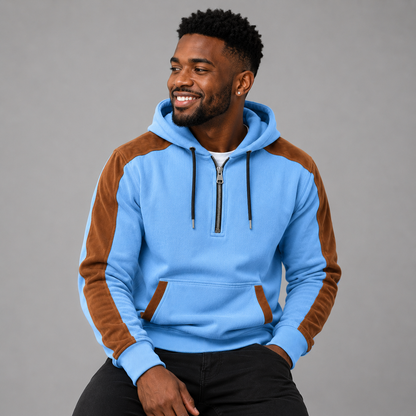 Sweat à capuche zippé Brandon