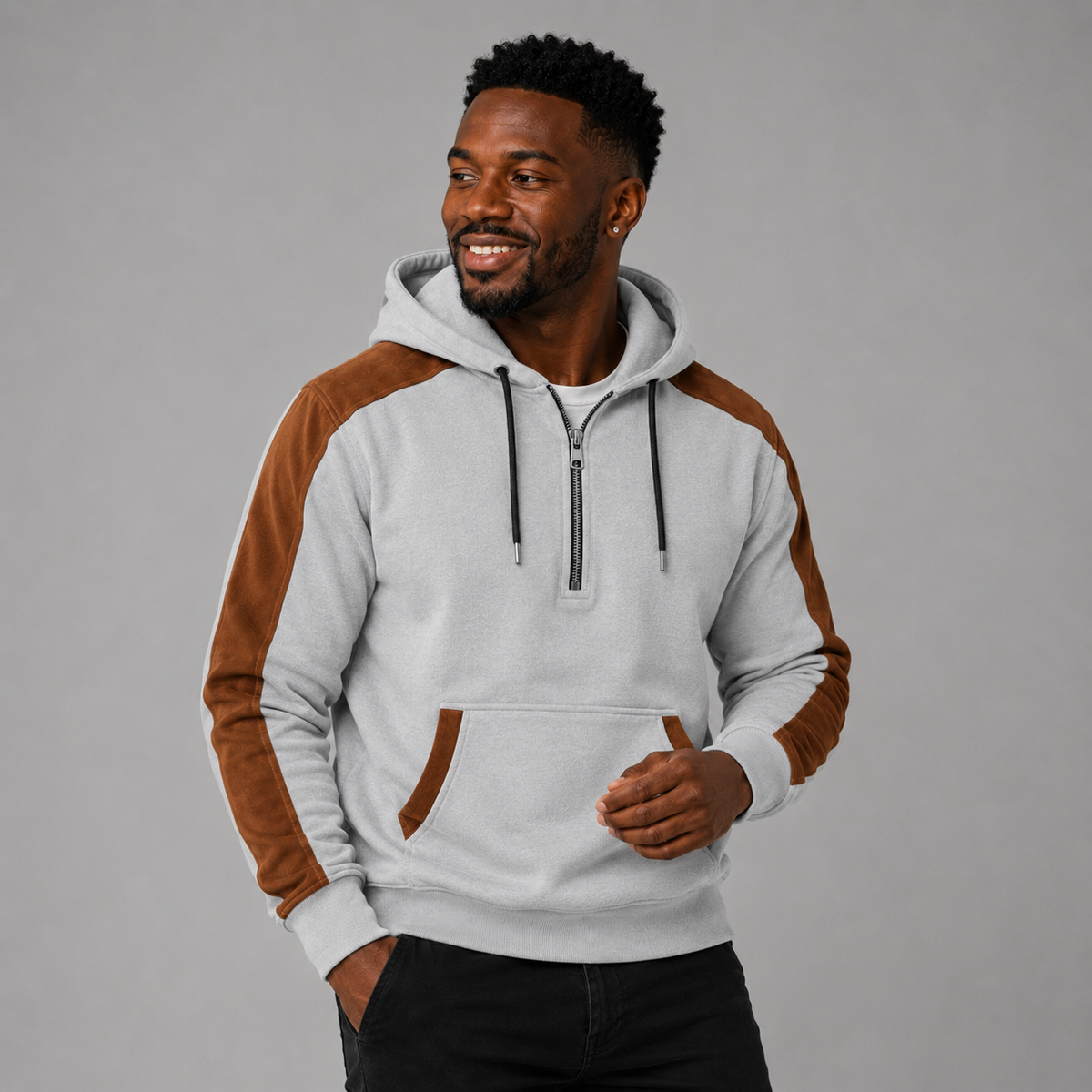 Sweat à capuche zippé Brandon