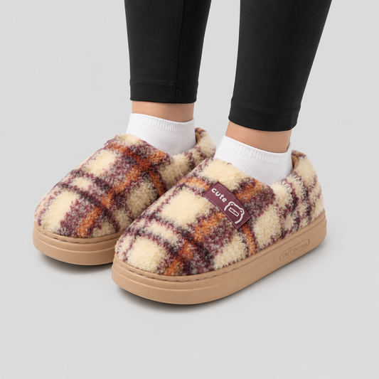 Cute Wool Winterized Slippers