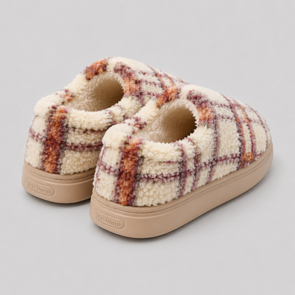 Adorables pantoufles hivernales en laine