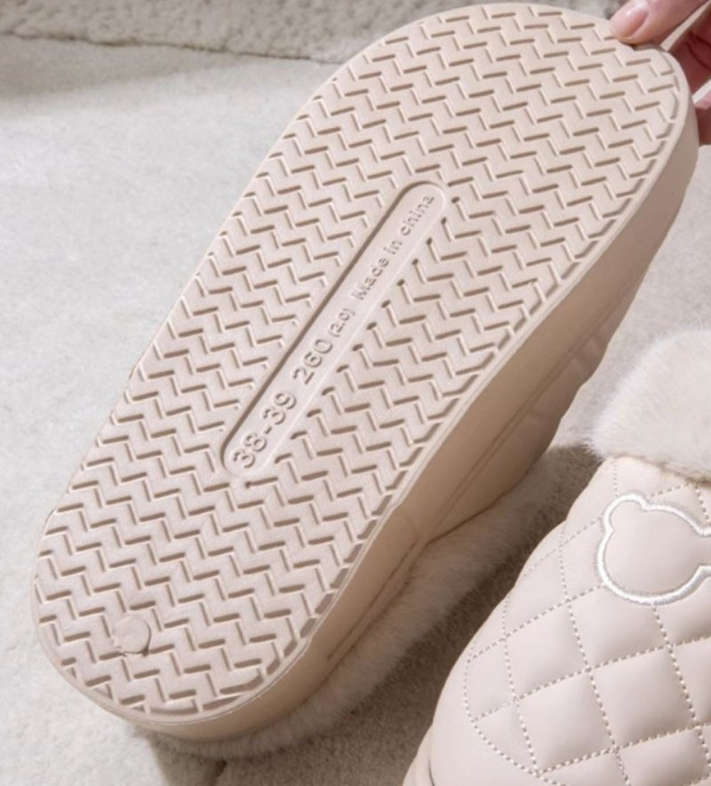 Winter Bear Slipper (Open and Closed Heel available!)