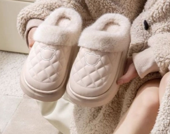 Winter Bear Slipper (Open and Closed Heel available!)