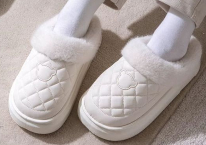 Winter Bear Slipper (Open and Closed Heel available!)