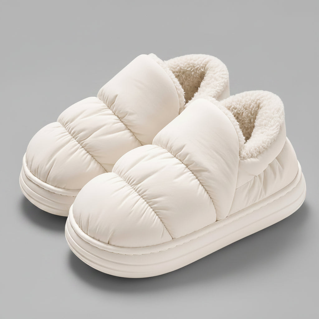  Pantoufles imperméables remplis de duvet