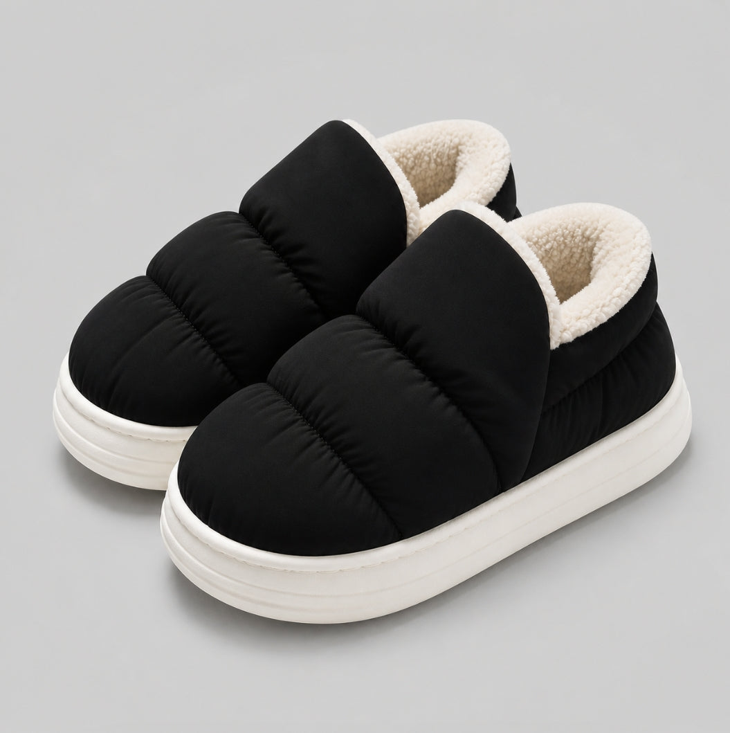  Pantoufles imperméables remplis de duvet