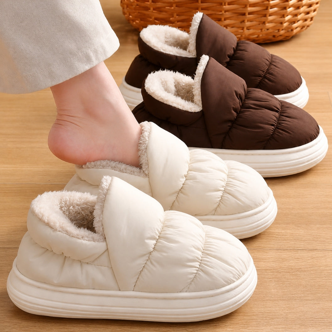  Pantoufles imperméables remplis de duvet
