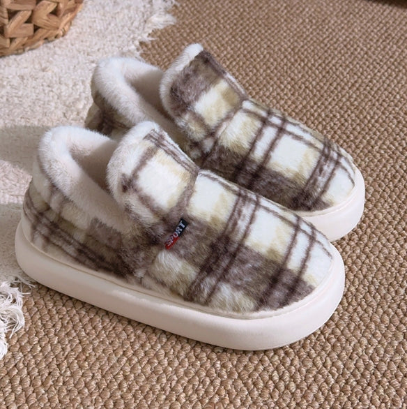 *NOUVEAU* Chausson polaire à carreaux Allure (maintenant disponible à la commande !)