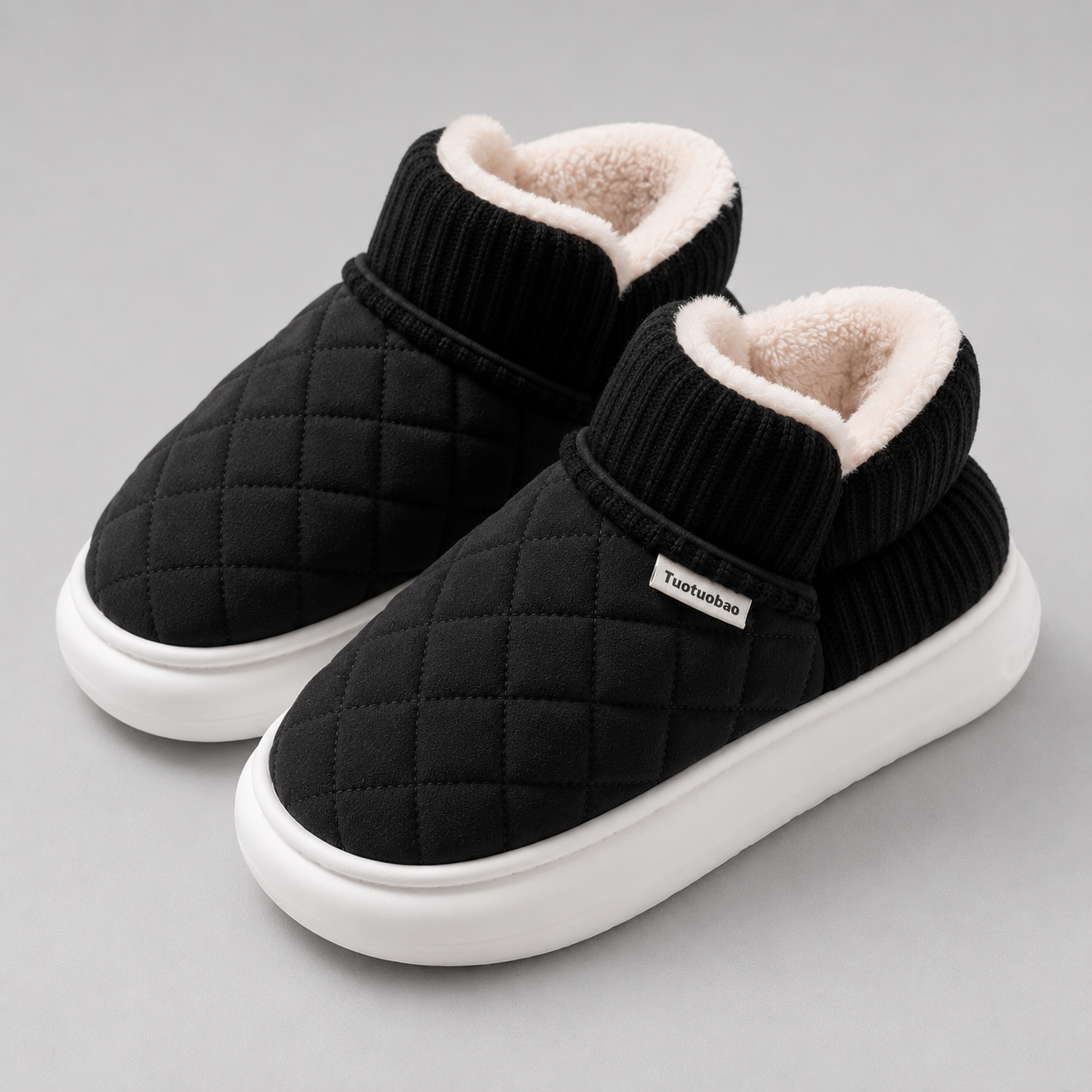 Pantoufles bottines thermiques