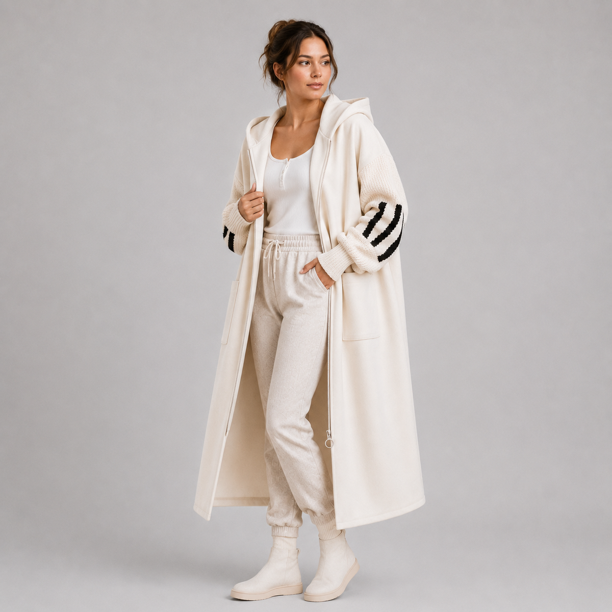 Manteau en tricot Willow